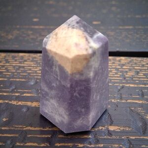 3.5” Lepidolite Tower | Heavy 11.7 oz Purple Lepidolite with Feldspar
